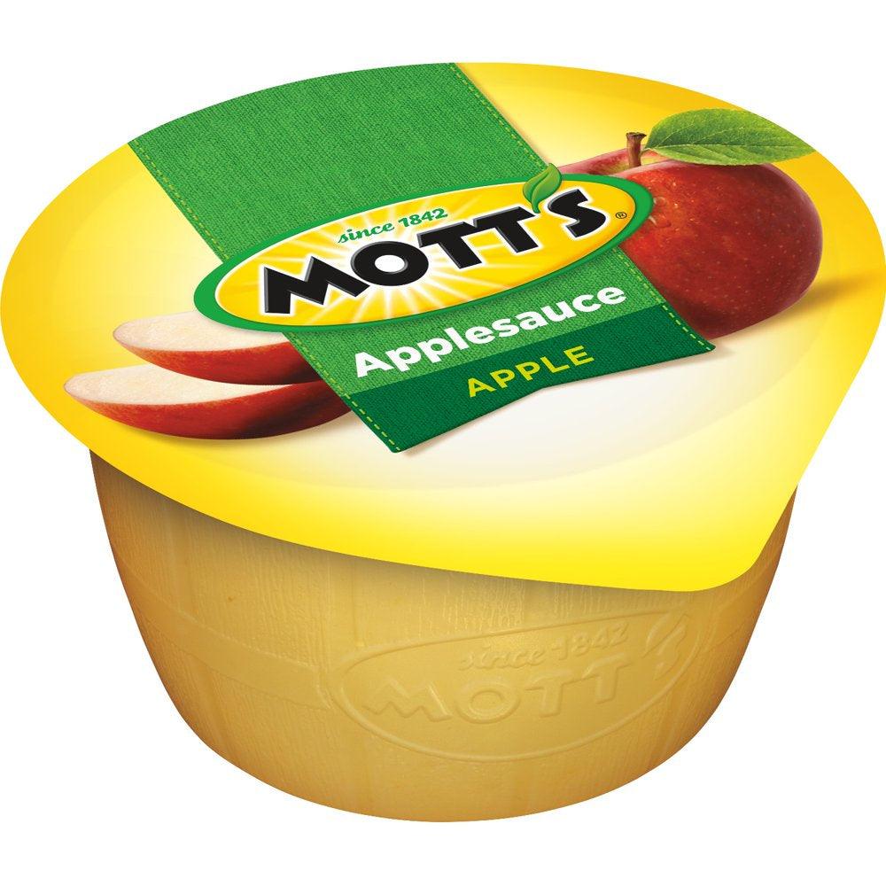 Mott'S Applesauce, 4 Oz, 18 Count Cups