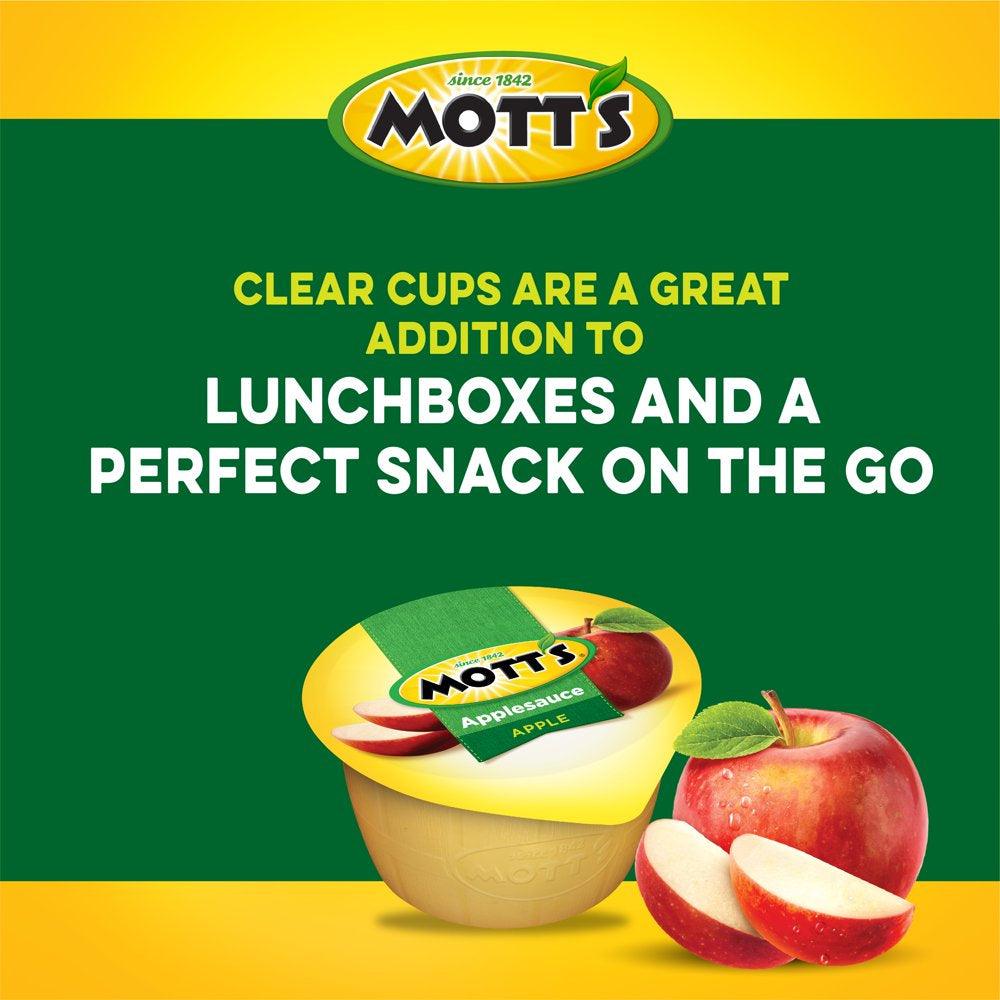 Mott'S Applesauce, 4 Oz, 6 Count Cups