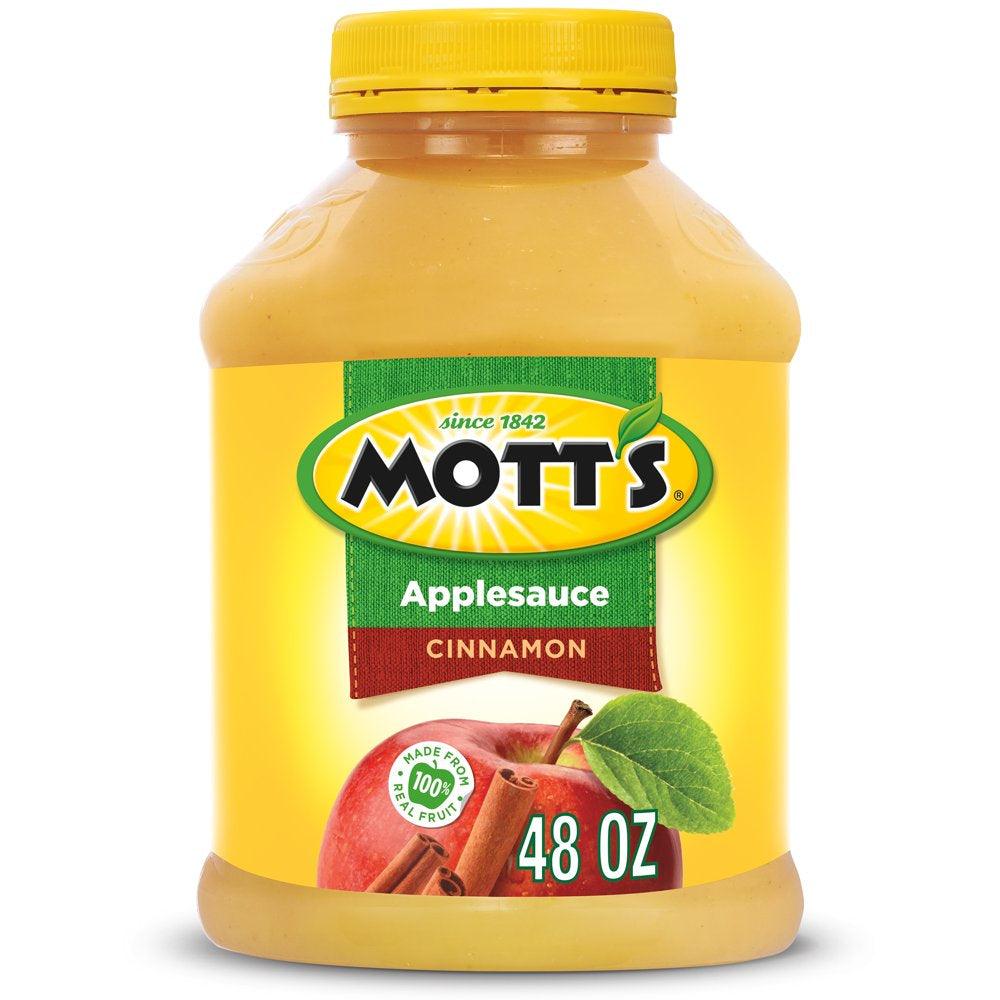 Mott'S Cinnamon Applesauce, 48 Oz, Jar