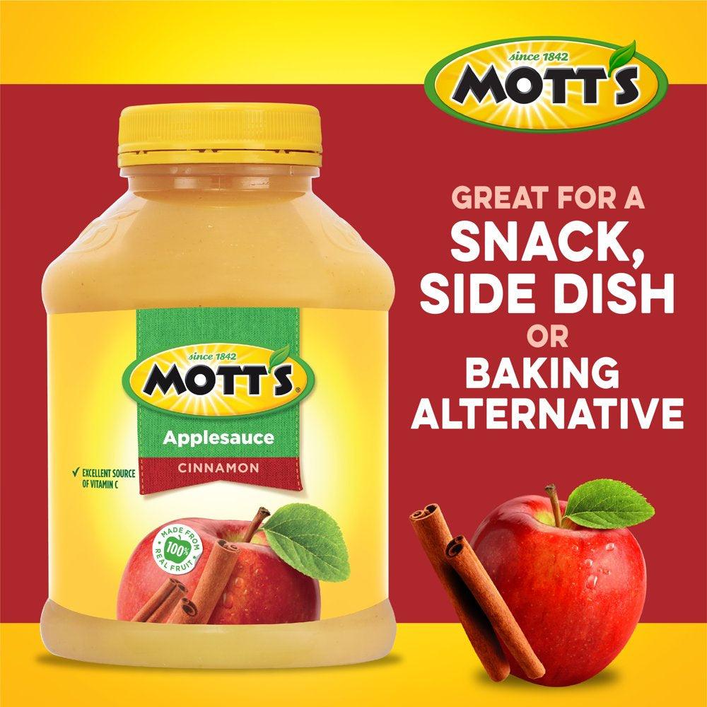 Mott'S Cinnamon Applesauce, 48 Oz, Jar