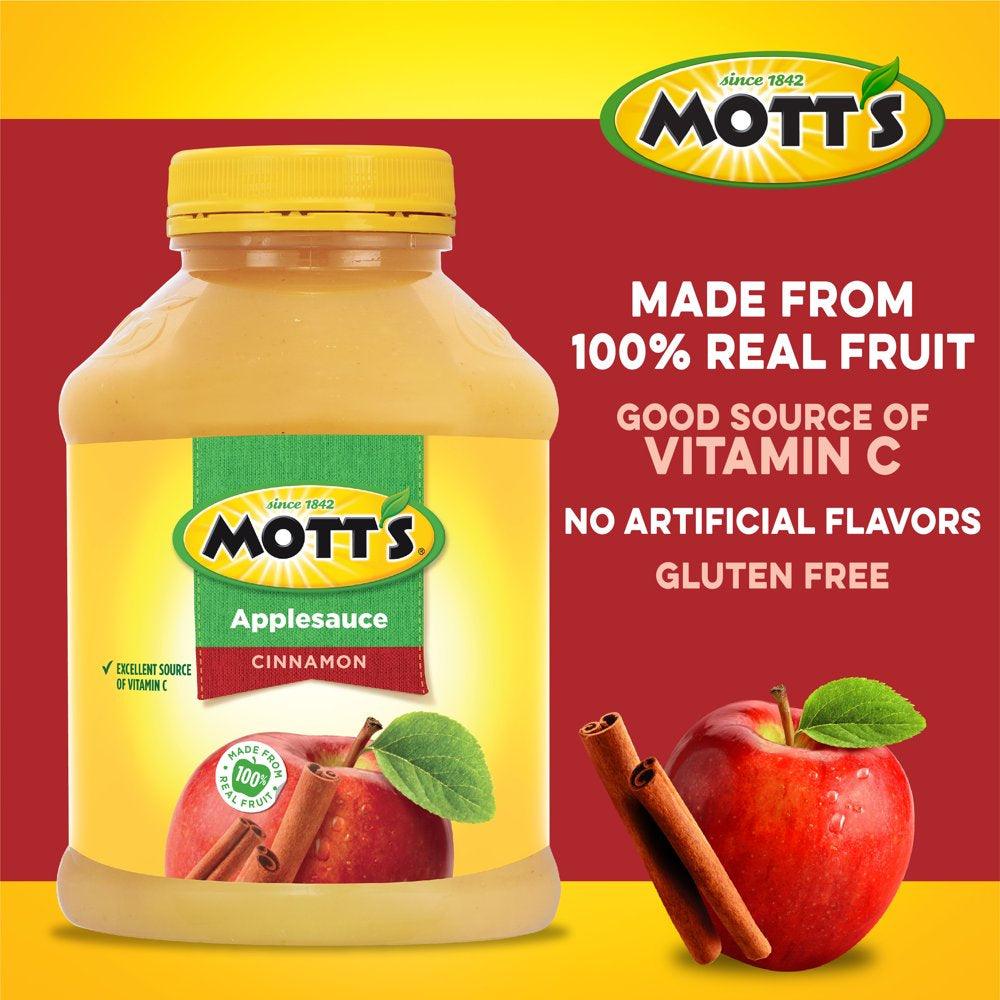 Mott'S Cinnamon Applesauce, 48 Oz, Jar