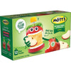 Mott'S No Sugar Added Applesauce, 3.2 Oz, 12 Count Clear Pouches