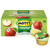 Mott'S No Sugar Added Applesauce, 3.9 Oz, 18 Count Cups