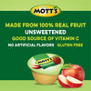 Mott'S No Sugar Added Applesauce, 3.9 Oz, 18 Count Cups