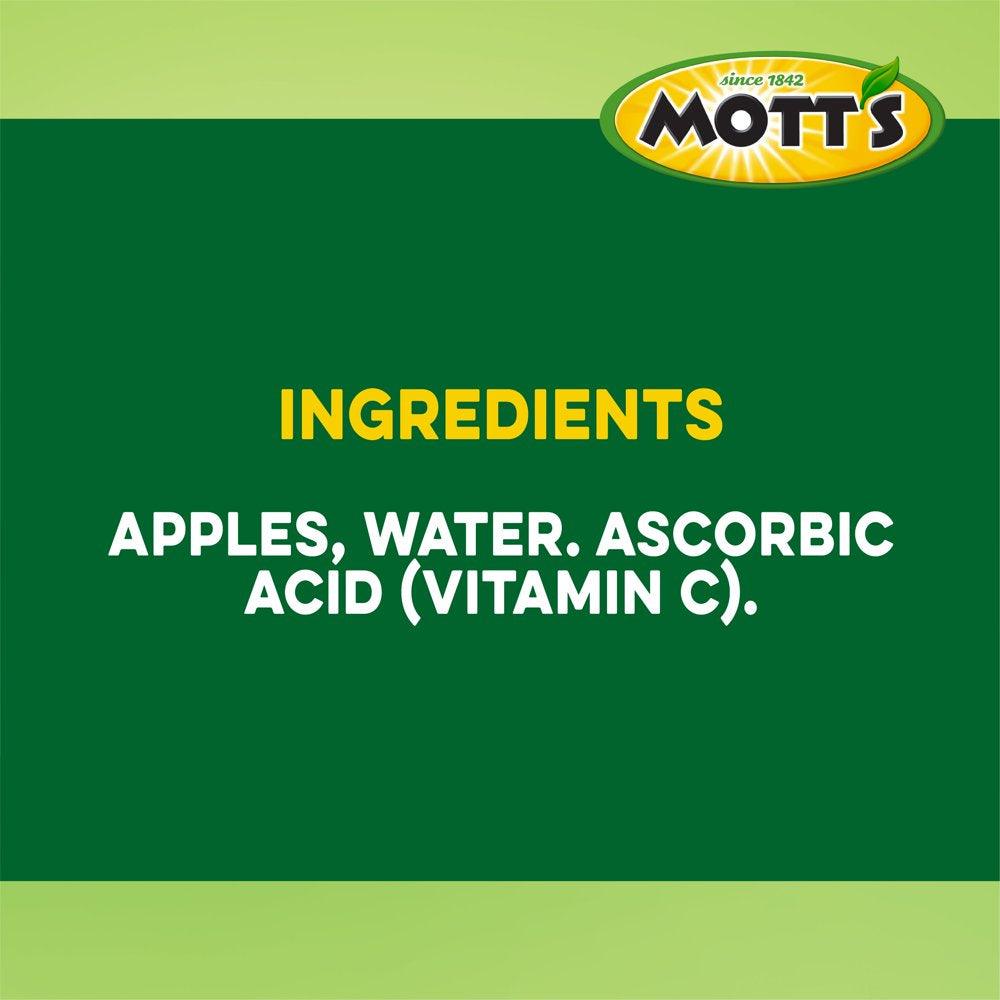 Mott'S No Sugar Added Applesauce, 3.9 Oz, 18 Count Cups