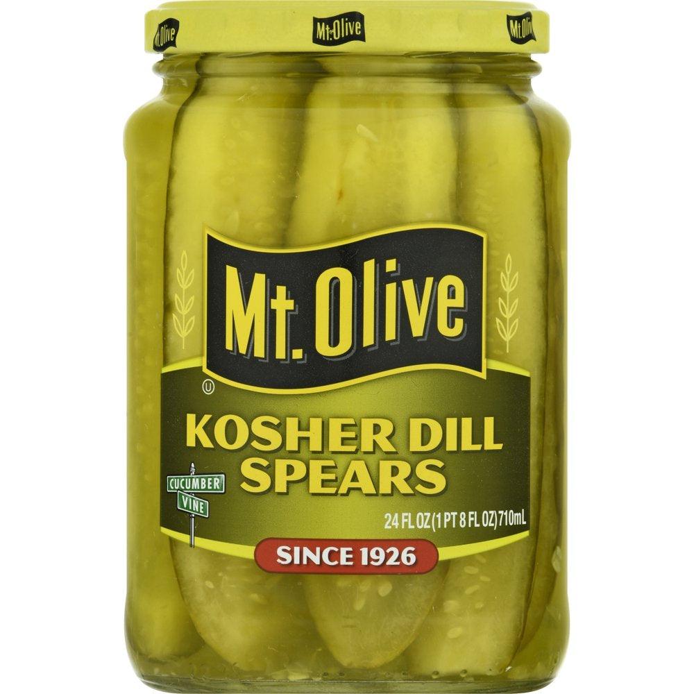 Mt. Olive Kosher Dill Pickle Spears, 24 Fl Oz Jar