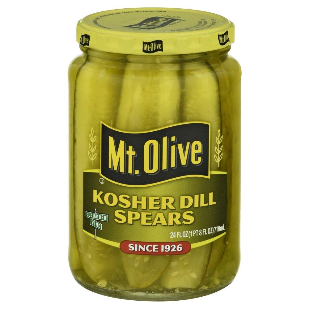 Mt. Olive Kosher Dill Pickle Spears, 24 Fl Oz Jar