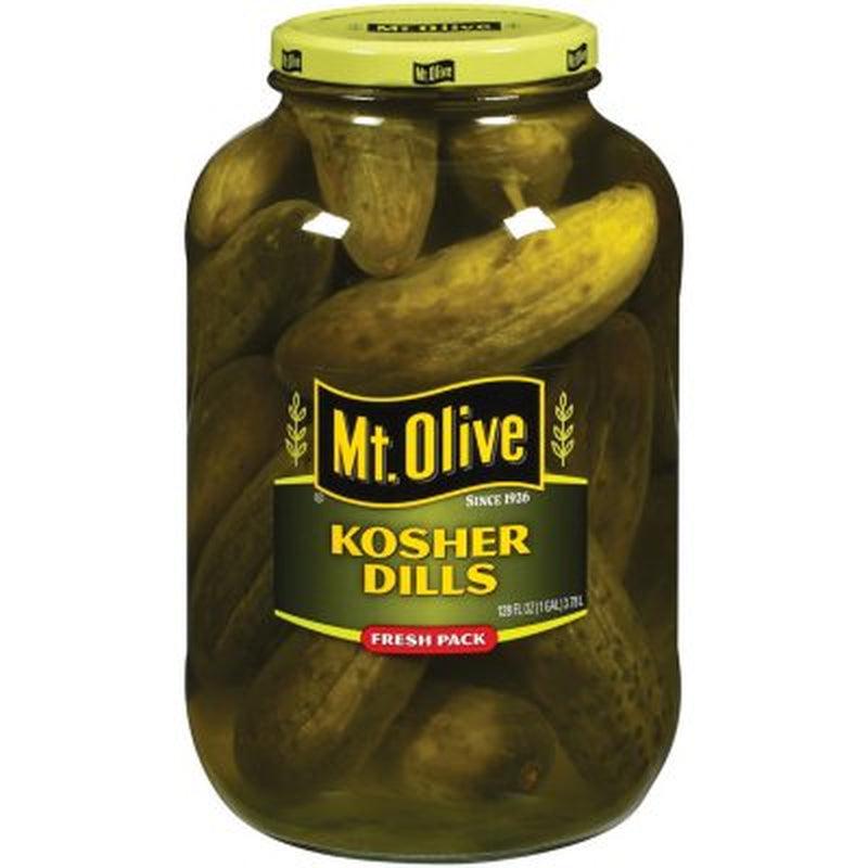 Mt. Olive Kosher Dills Fresh Pack Pickles (128 Fl. Oz.)