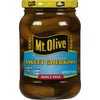 Mt. Olive Sweet Gherkins No Sugar Added Pickles with Splenda, 16 Fl Oz Jar