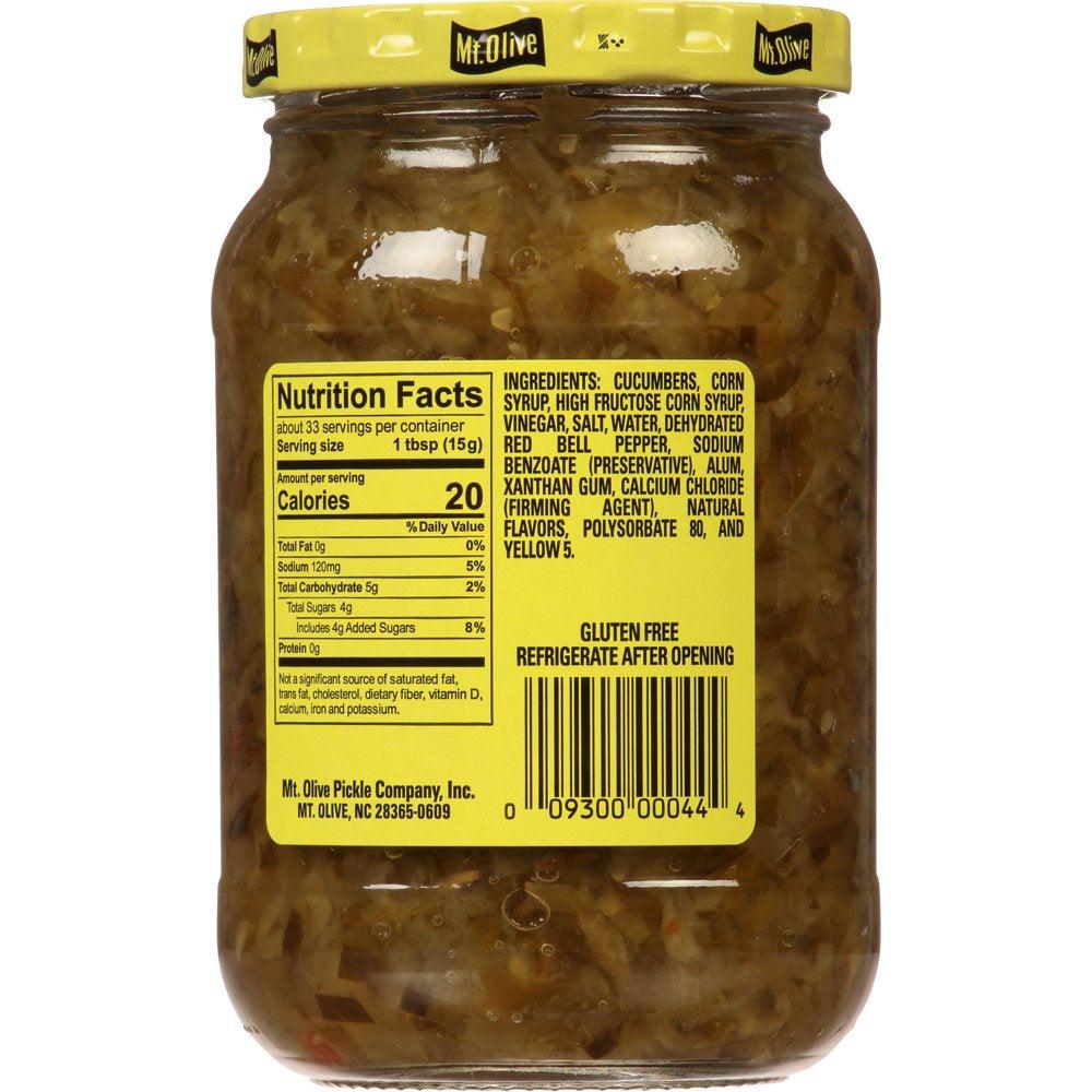 Mt Olive Sweet Relish, 16 Fl Oz Jar