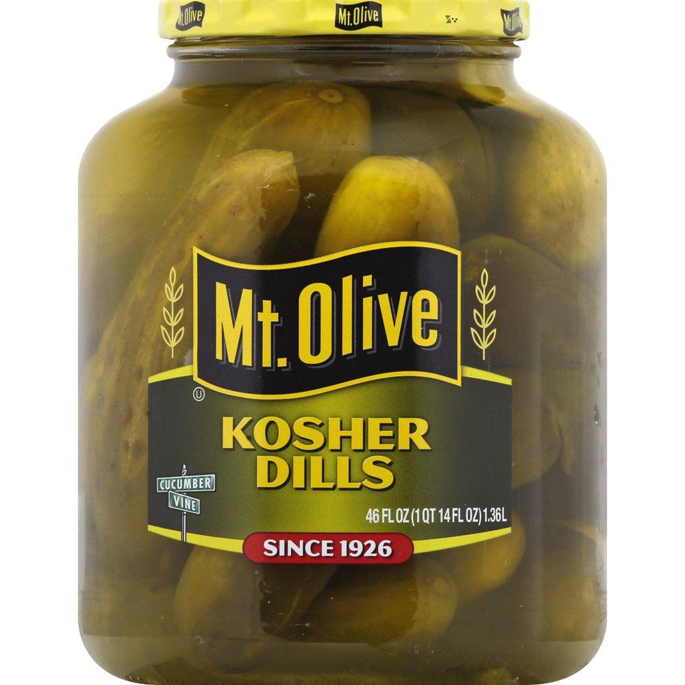 Mt. Olive Whole Kosher Dill Pickles, 46 Fl Oz Jar