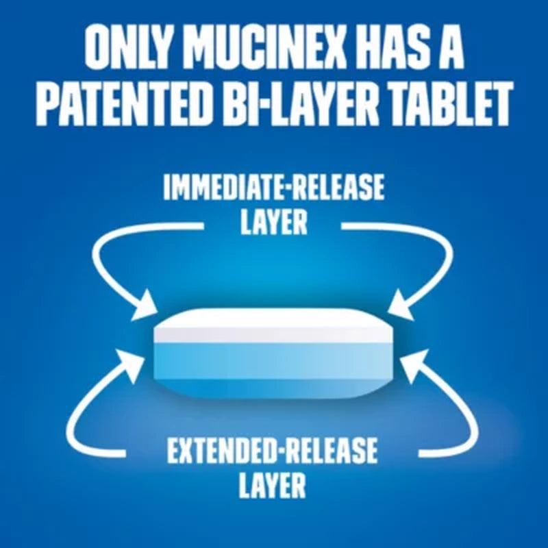 Mucinex 12-Hour Chest Congestion Expectorant Tablets (120 Ct.)