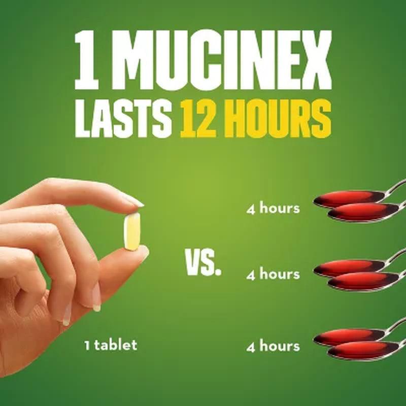 Mucinex DM 12 Hr Max Strength Expectorant & Cough Suppressant Tablets (56 Ct.)