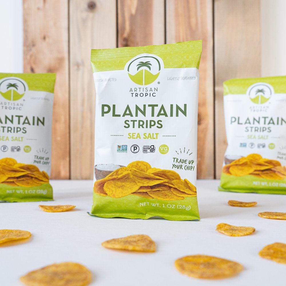 , Multi-Pack Sea Salt Flavored Plantain Chips, 1 Oz, 6 Pack