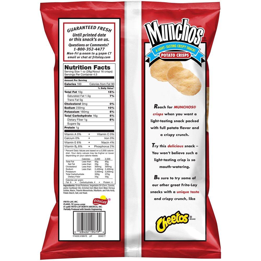 Munchos Potato Crisps, 4.5 Oz.