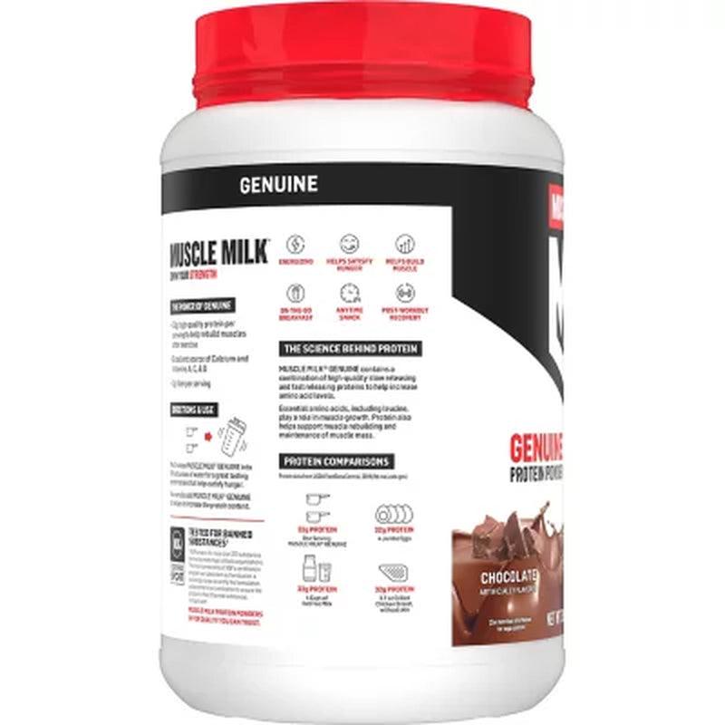 Muscle Milk Genuine Protein Powder, Chocolate (39.5 Oz.)