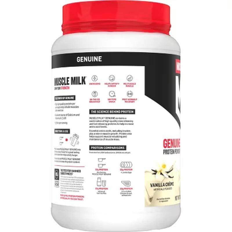 Muscle Milk Genuine Protein Powder, Vanilla Cream (39.5 Oz.)