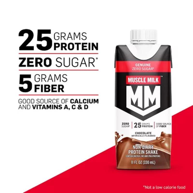 Muscle Milk Genuine Protein Shake, Chocolate (11 Fl. Oz., 18 Pk.)