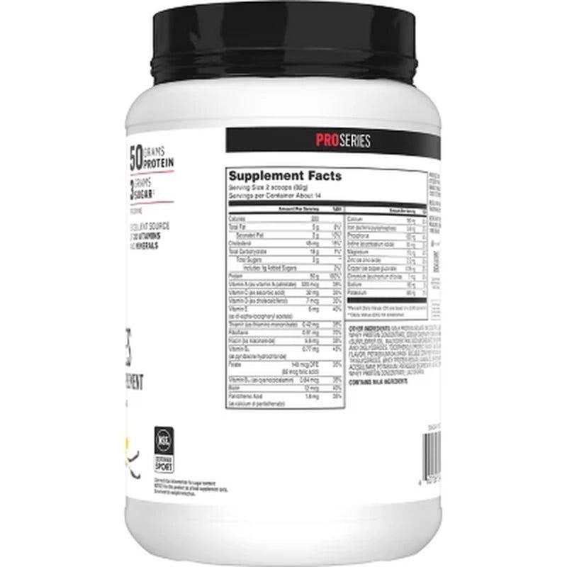 Muscle Milk Pro Series Protein Powder Supplement, Intense Vanilla (40.7 Oz.)