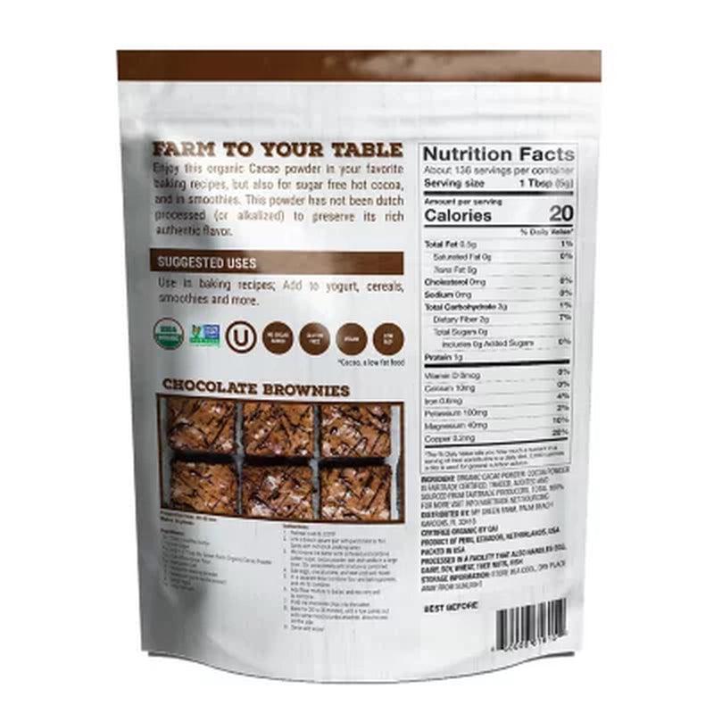 Mygreenfarm Organic and Fair Trade Cacao Powder (24 Oz.)