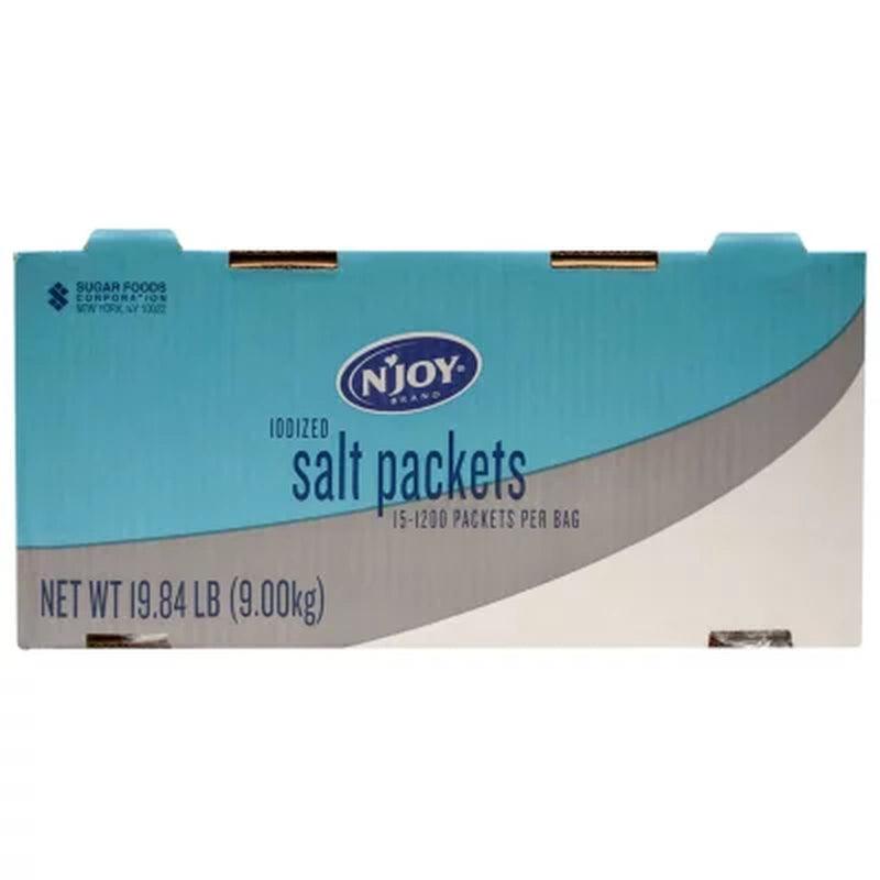 N'Joy Iodized Salt (.5 G., 1,200 Ct.)