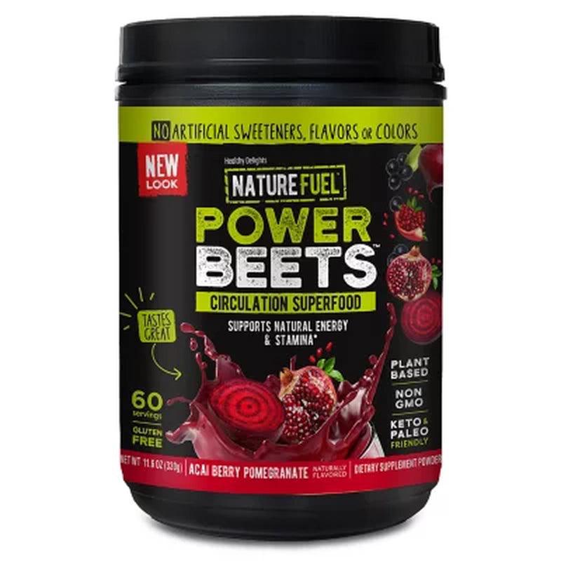 Nature Fuel Power Beets Circulation Superfood Juice Powder, 60 Servings (11.6 Oz.)