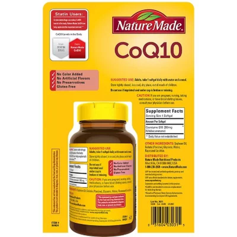 Nature Made Coq10 200 Mg. Softgels (140 Ct.)