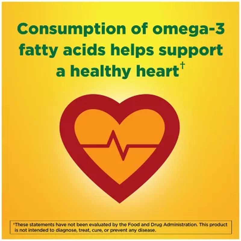 Nature Made Flaxseed Oil 1400 Mg Softgels for Heart Health (300 Ct.)