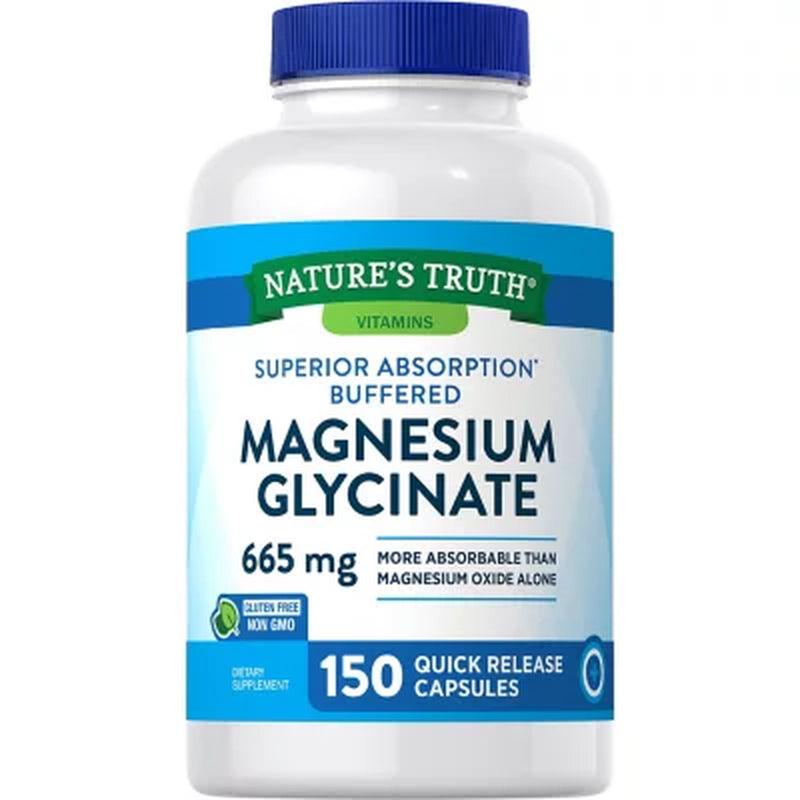 Nature'S Truth Magnesium Glycinate 665Mg (150 Ct.)