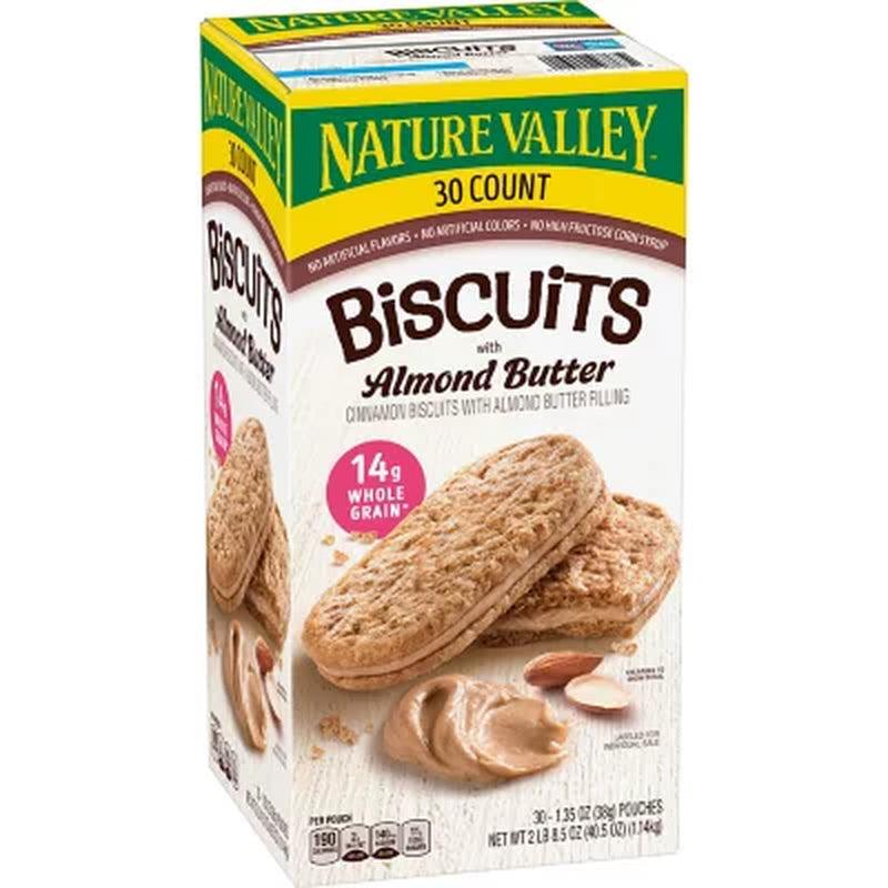 Nature Valley Biscuit Sandwich with Almond Butter (30 Ct.)