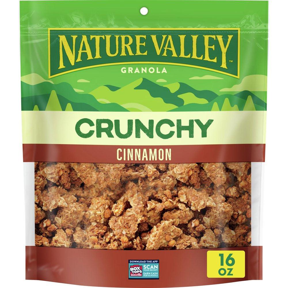 Nature Valley Crunchy Granola, Cinnamon, Resealable Bag, 16 OZ