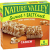 Nature Valley Granola Bars, Sweet and Salty Nut, Cashew, 1.2 Oz, 6 Ct