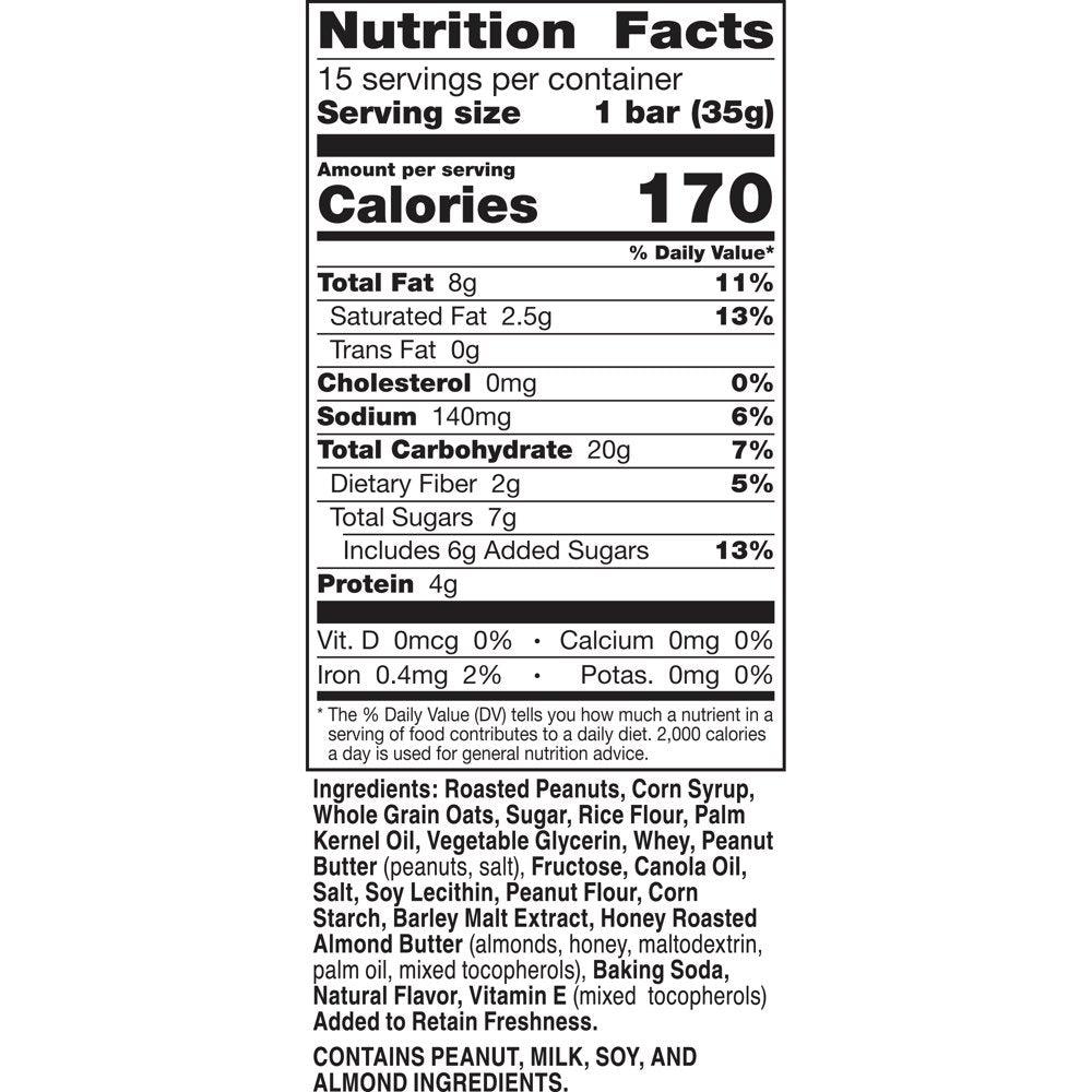 Nature Valley Granola Bars, Sweet and Salty Nut, Peanut, 1.2 Oz, 15 Ct