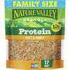 Nature Valley Protein Granola, Oats and Honey, Family Size, Resealable Bag, 17 OZ