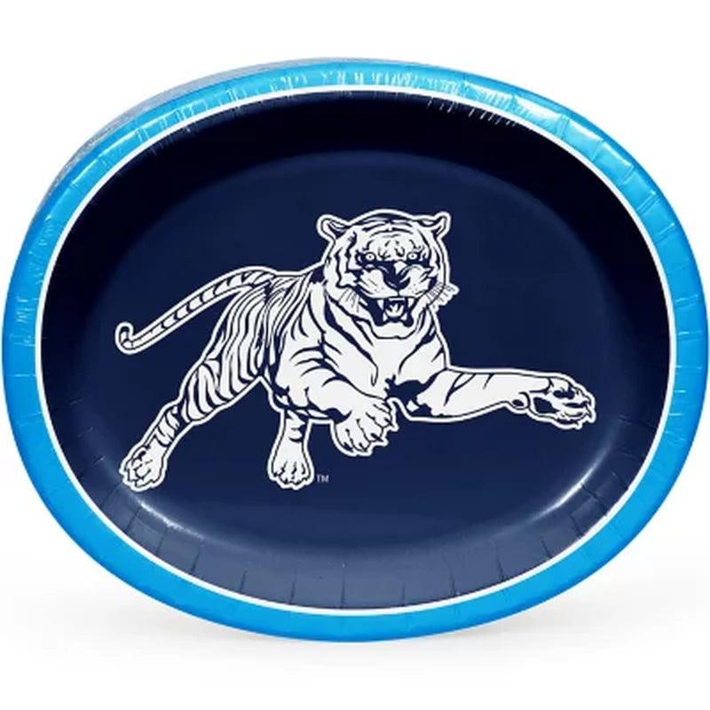 NCAA HBCU Paper Platter Plates, 10" X 12" (50 Ct.) (Choose Your Team)