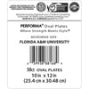 NCAA HBCU Paper Platter Plates, 10" X 12" (50 Ct.) (Choose Your Team)