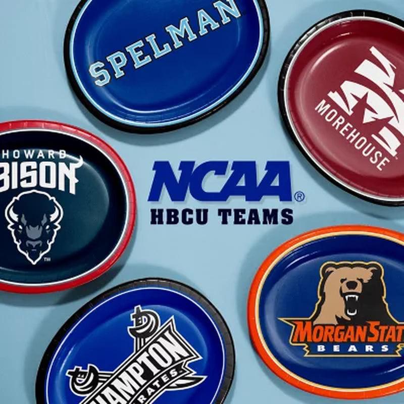 NCAA HBCU Paper Platter Plates, 10" X 12" (50 Ct.) (Choose Your Team)