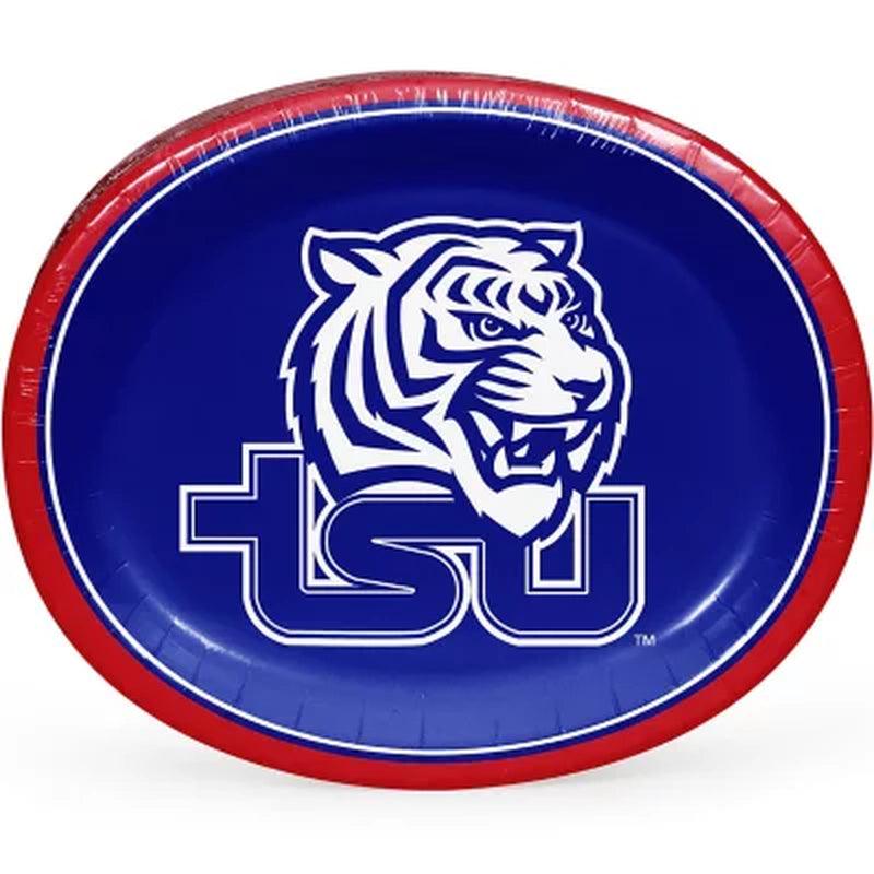 NCAA HBCU Paper Platter Plates, 10" X 12" (50 Ct.) (Choose Your Team)