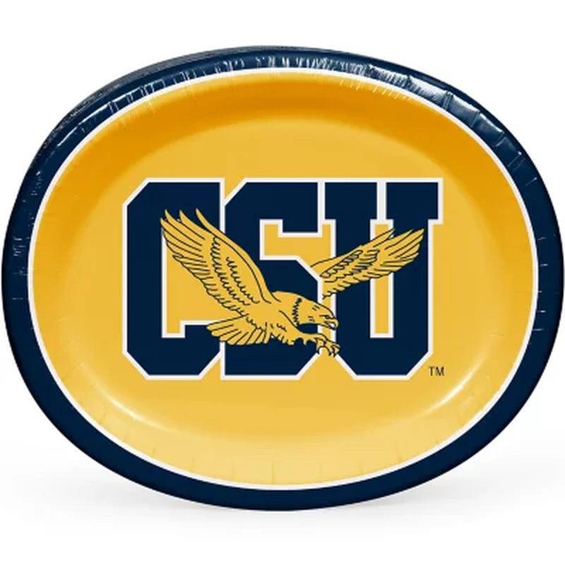 NCAA HBCU Paper Platter Plates, 10" X 12" (50 Ct.) (Choose Your Team)