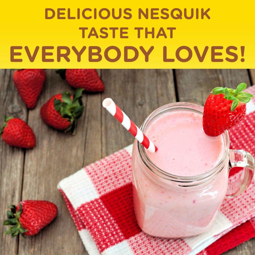 Nesquik Strawberry Flavored Syrup for Milk or Ice Cream, 22 Oz