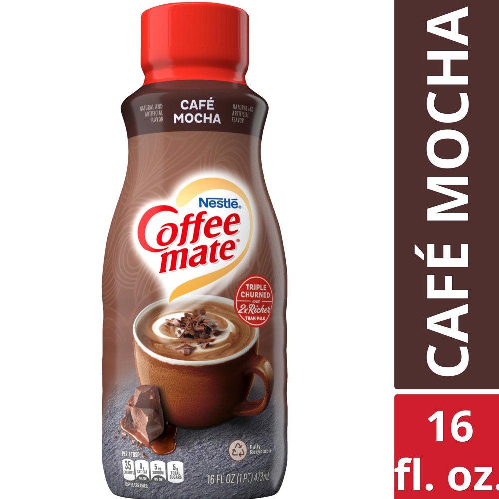 Nestle Coffee Mate Cafe Mocha Liquid Coffee Creamer, 16 Fl Oz