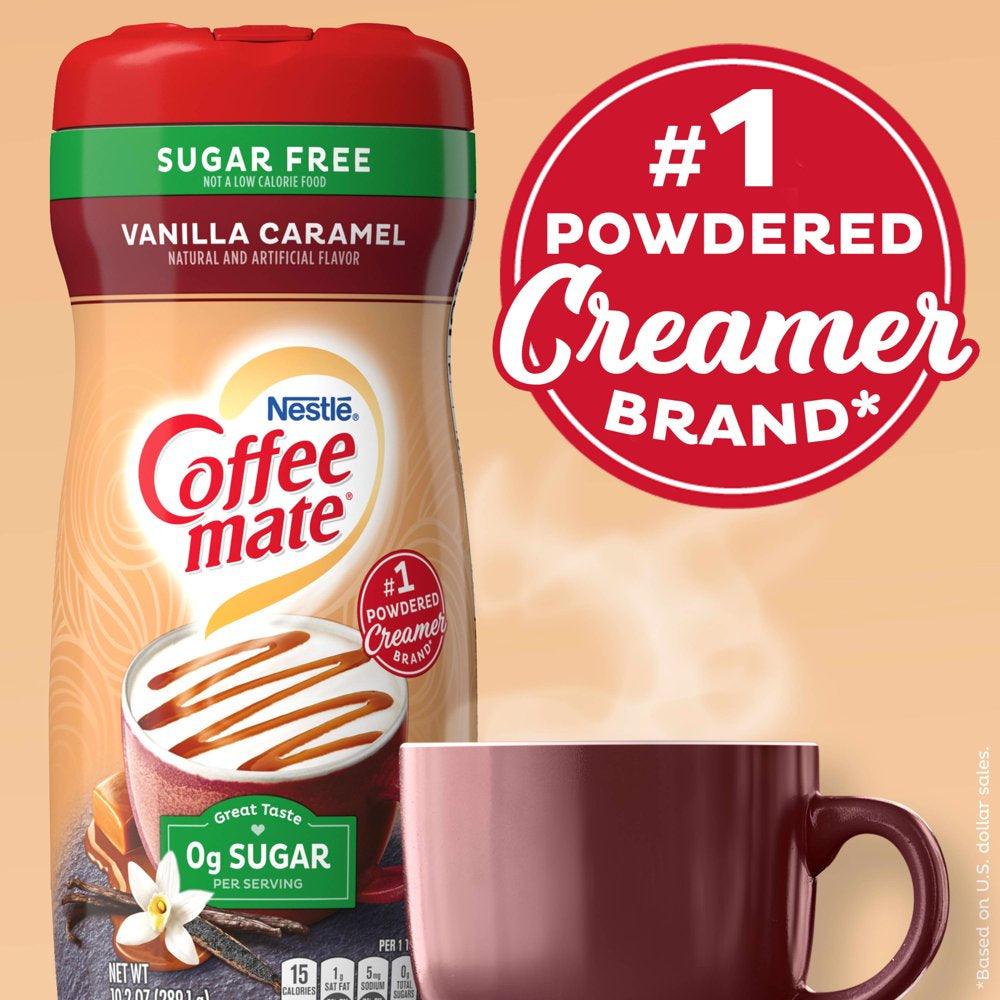 Nestle Coffee Mate Vanilla Caramel Sugar Free Powder Coffee Creamer, 10.2 Oz