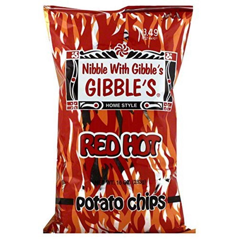 Nibble with ,  Home Style, Red Hots Potato Chips, Pack of 4