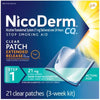 Nicoderm CQ Patch Step 1 - 21Mg (21 Clear Patches)