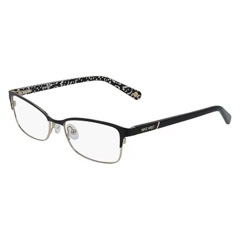 Nine West NW1087SC Eyewear, Black & Gold