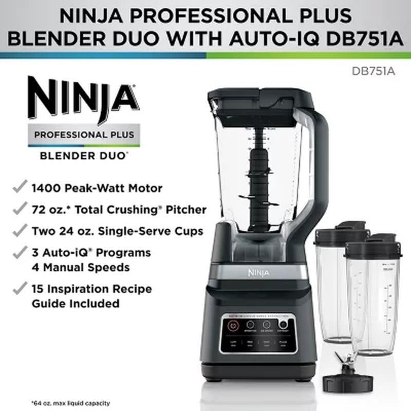 Ninja Professional plus Blender DUO with Auto-Iq-Db751A