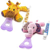 NISSI & JIREH 5-In-1 Detachable Universal Pacifier Holder Teether Bundle