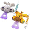 NISSI & JIREH 5-In-1 Detachable Universal Pacifier Holder Teether Bundle