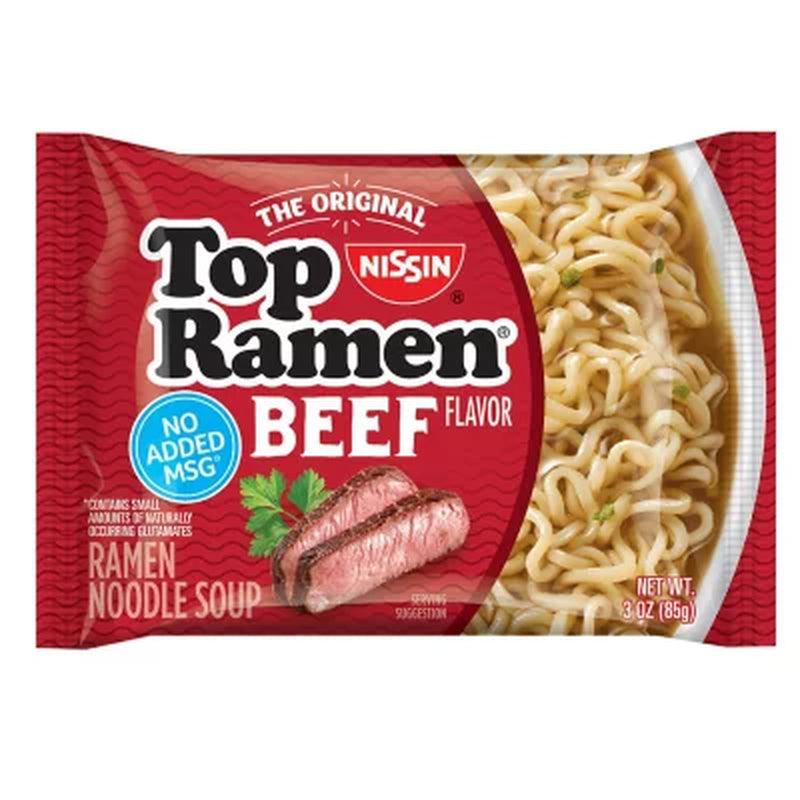 Nissin Beef Top Ramen (24 Pk.)