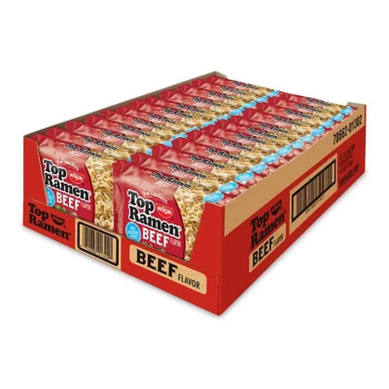 Nissin Beef Top Ramen (24 Pk.)